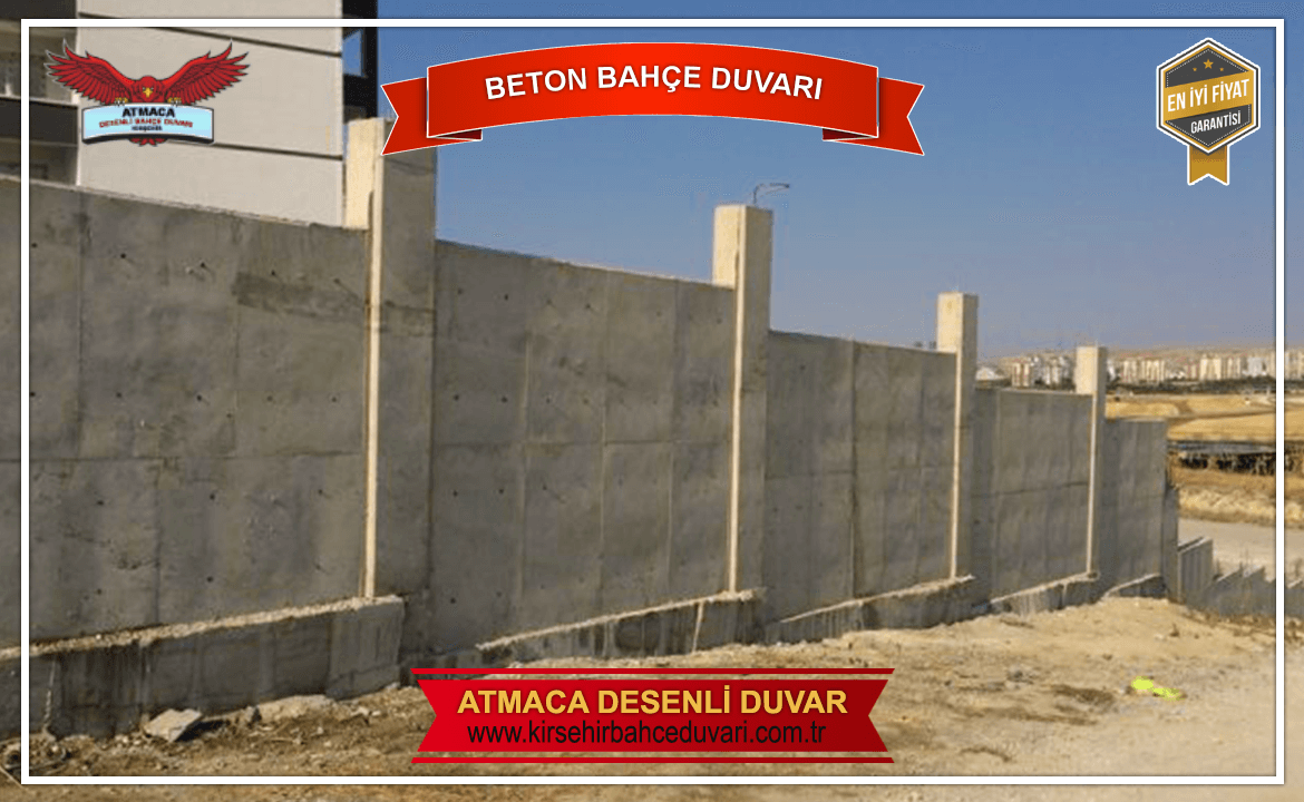 Kırşehir Beton Bahçe Duvarı